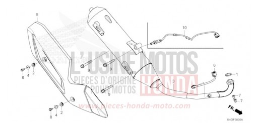 SILENCIEUX D'ECHAPPEMENT NSS125ADT de 2026